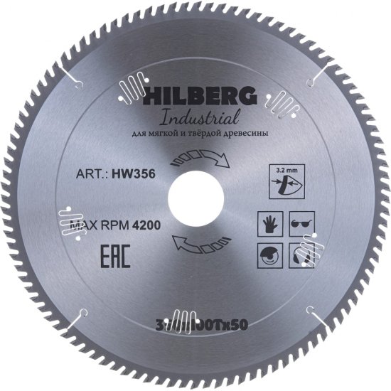 Пильный диск по дереву Hilberg Hilberg Industrial