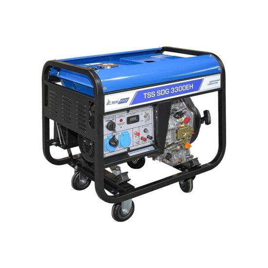 Генератор дизельный TSS SDG 3300EH 3 кВт с электростартером (100044)