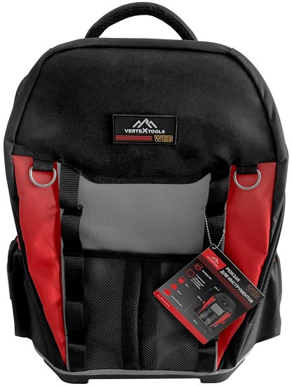 Рюкзак для инструментов Vertextools 0908-35-20-50 350x200x500 мм, ткань