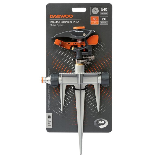 Дождеватель Daewoo металлический импульсный 1 режим (DWS 1140)