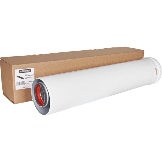 Труба коаксиальная Rommer d60/100х500 мм комплект