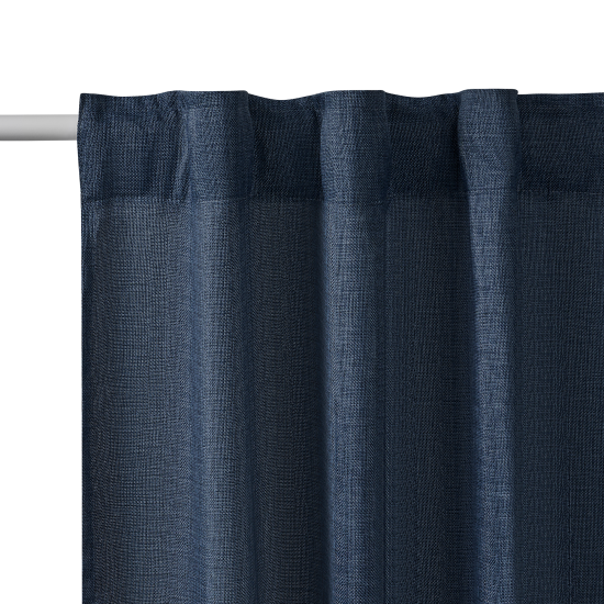 Штора на ленте со скрытыми петлями KREAFORTA Looks 200x260 см темно-синий