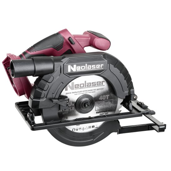 Пила циркулярная аккумуляторная бесщеточная Neolaser NCS20-190, 20 В Li-ion без АКБ и ЗУ, 190 мм
