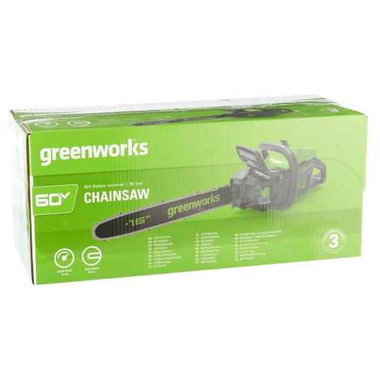 Пила цепная аккумуляторная Greenworks GD60CS25 60 В 16