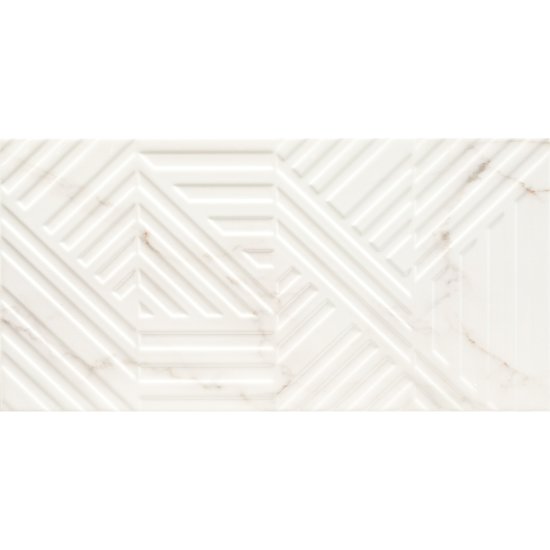 Плитка облицовочная Cersanit Moonlight белый рельеф 598х298х8,5 мм (8 шт.=1,425 кв.м)