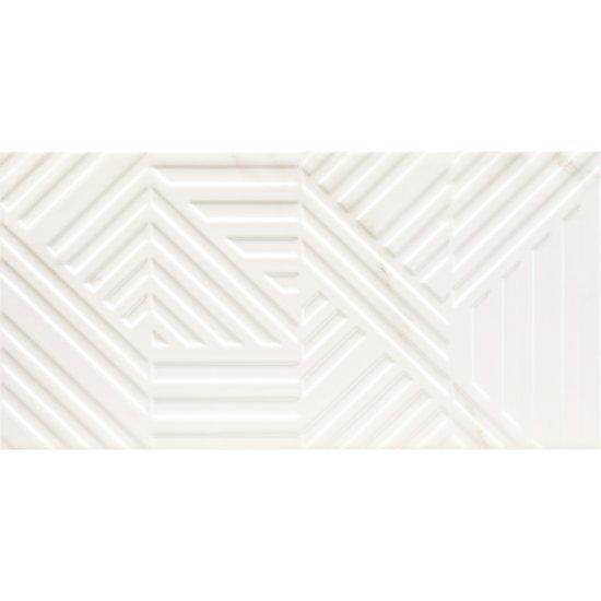 Плитка облицовочная Cersanit Moonlight белый рельеф 598х298х8,5 мм (8 шт.=1,425 кв.м)