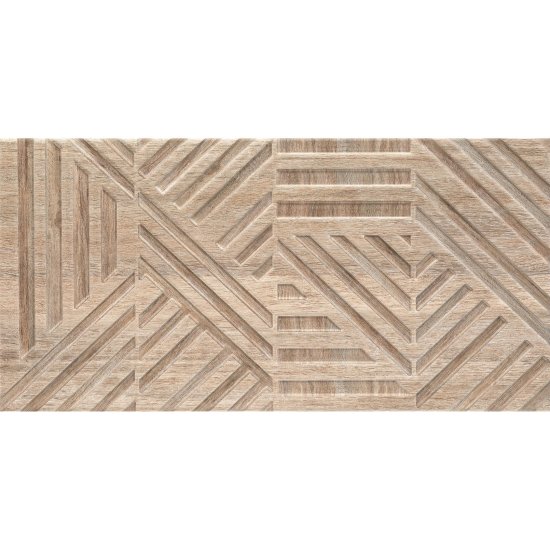 Плитка облицовочная Cersanit Frosty коричневый рельеф 598х298х8,5 мм (8 шт.=1,425 кв.м)