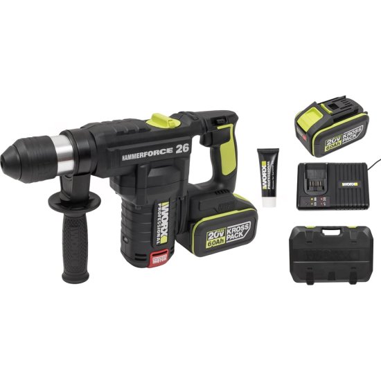 Аккумуляторный перфоратор WORX Professional WU399