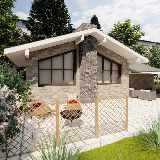 Искусственный камень White Hills Тибур светло-серый (19 шт.=0,988 кв.м)