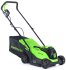 Газонокосилка аккумуляторная бесщеточная Greenworks 2516107UA 24 В 33 см 2 Ач АКБ и ЗУ входит в комплект
