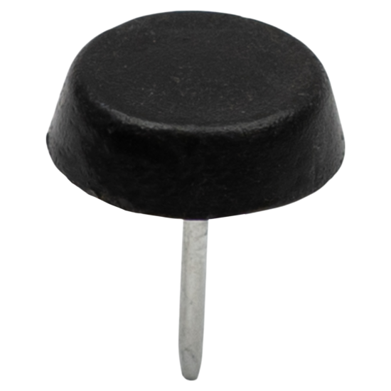 Подпятник на гвозде Tech-Krep круглый 20x14 мм пластик цвет черный 4 шт.