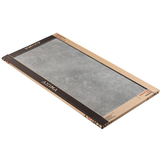 Керамогранит Axima Valencia антрацит 1200х600х10 мм (2 шт.=1,44 кв.м)