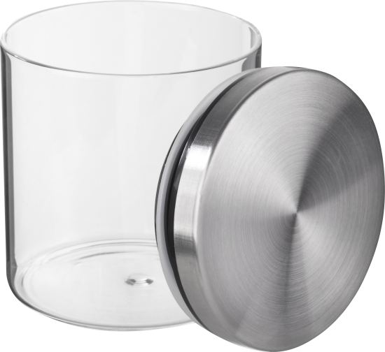 Банка для сыпучих продуктов Mallony Oceano 0.3 л стекло цвет прозрачный