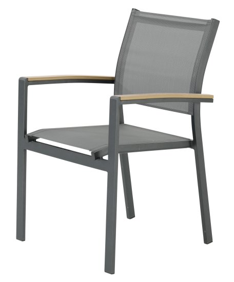 Кресло BEGINIA Beshtau Dark алюминий/ДПК