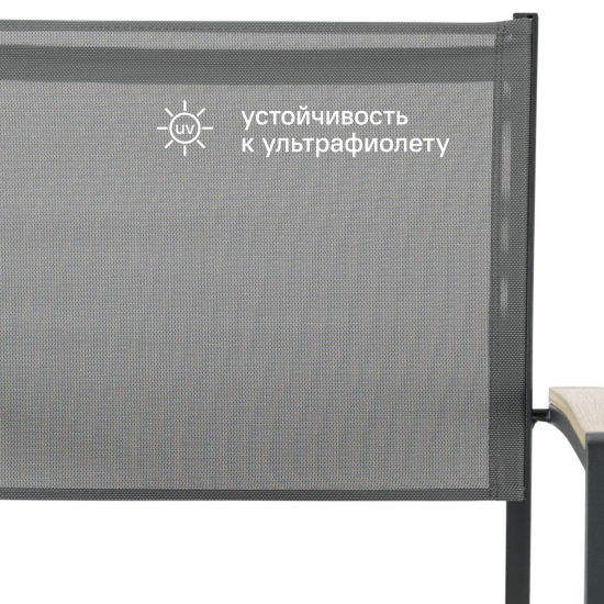 Кресло BEGINIA Beshtau Dark алюминий Антрацит