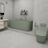 Керамогранит Cemento Perla размер 60x120 цвет серый 1.44 м²