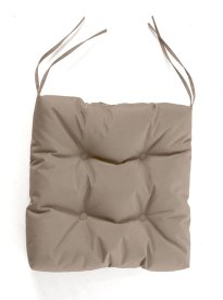 Подушка для кресла Дачные посиделки 40x40 см бежевая