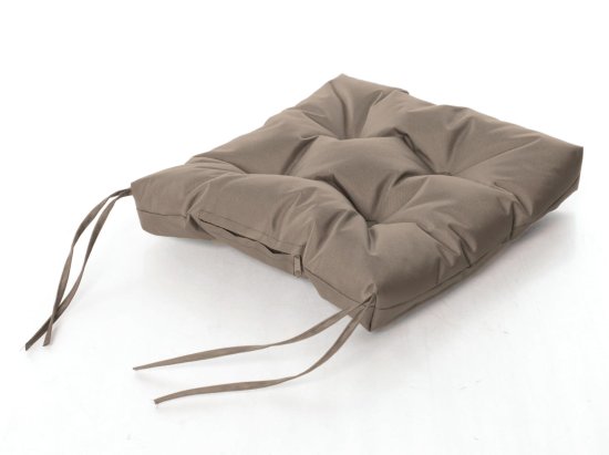 Подушка для кресла Дачные посиделки 40x40 см бежевая