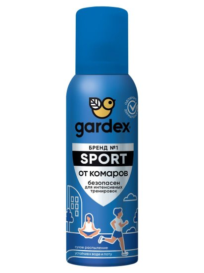 Репеллент для защиты от комаров Gardex Sport аэрозоль 100 мл