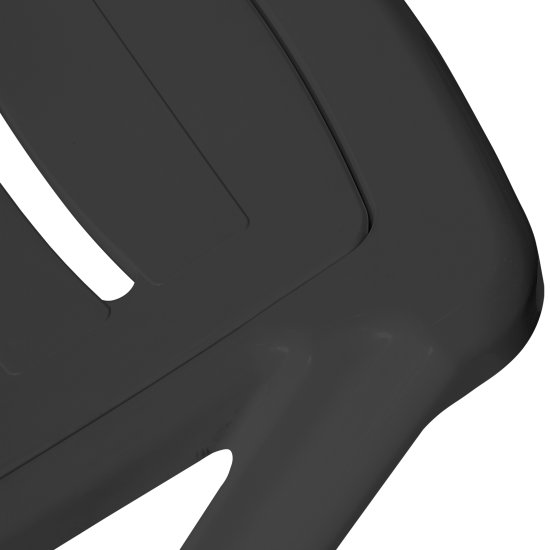 Шезлонг без подушки Элластик 187x32 см пластик серый