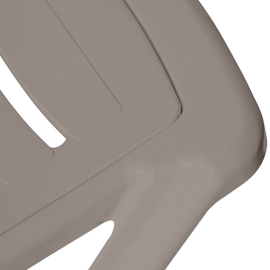 Шезлонг без подушки Элластик 187x32 см пластик коричневый