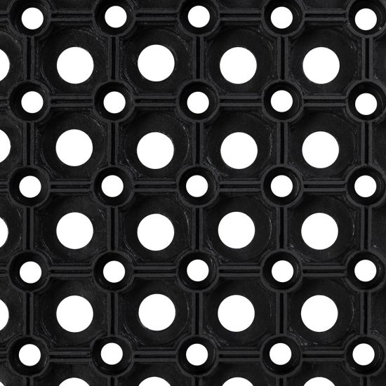 Коврик придверный резиновый Руберг 40х60 см черный