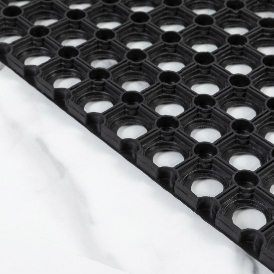 Коврик придверный резиновый Руберг 40х60 см черный