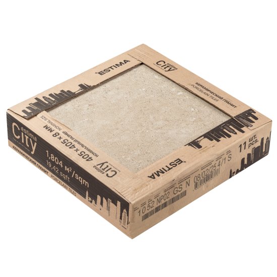 Керамогранит Estima Newport beige 405х405х8 мм (11 шт.=1,804 кв.м)