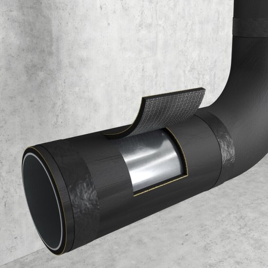 Мембрана звукоизоляционная Звукоизол Флекс СМК 12х1000х2500 мм 2,5 кв.м самоклеящаяся