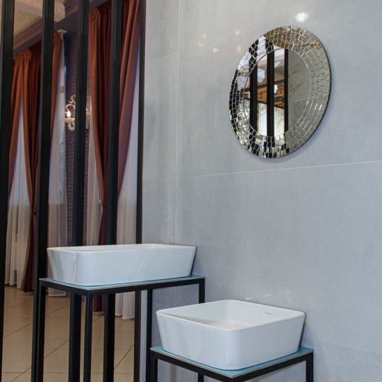 Керамогранит Керамин Плэйн белый 1200х600х10 мм (2 шт.=1,44 кв.м)