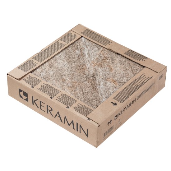 Клинкерная плитка Керамин Базальт бежевый 394х394х7 мм (13 шт.=2,02 кв.м)