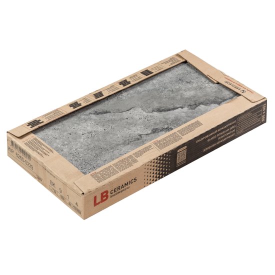 Керамогранит LB Ceramics Киплинг серый 603х300х8,5 мм (8 шт.=1,44 кв.м)