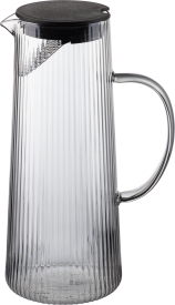 Кувшин 1.2 л Leonord Aroma с крышкой стекло цвет черный