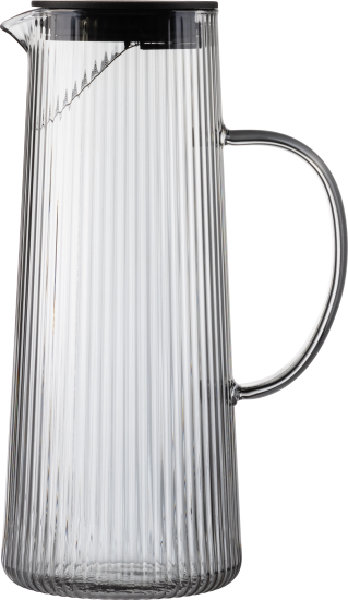 Кувшин 1.2 л Leonord Aroma с крышкой стекло цвет черный