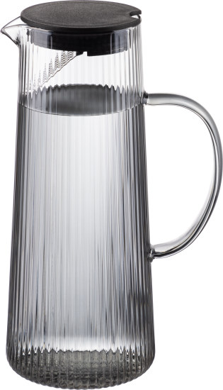 Кувшин 1.2 л Leonord Aroma с крышкой стекло цвет черный