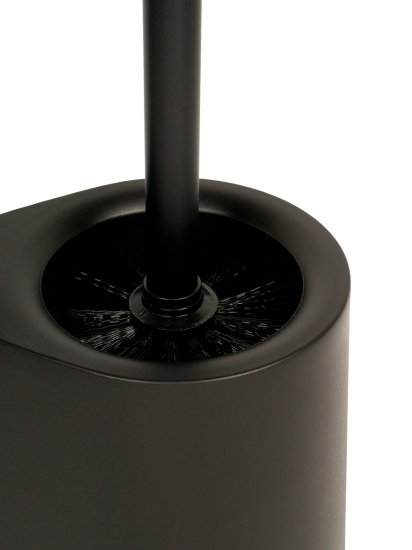 Стойка-ерш для унитаза айви пластик/металл черный