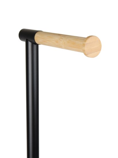 Стойка-ерш для унитаза арчи пластик/бамбук черный