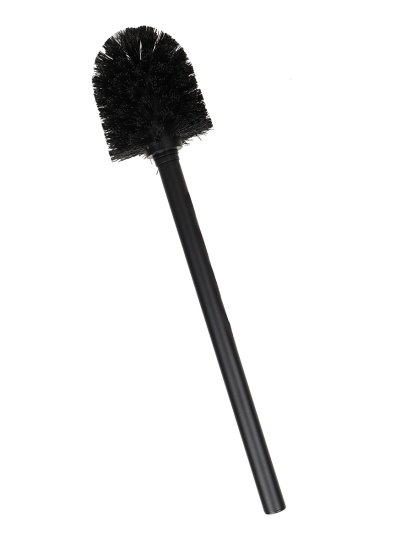 Стойка-ерш для унитаза арчи пластик/бамбук черный