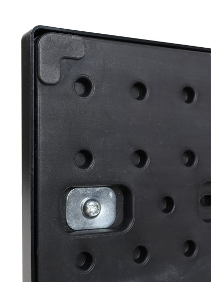 Стойка-ерш для унитаза арчи пластик/бамбук черный