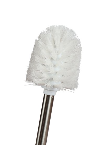 Стойка-ерш для унитаза айви пластик/металл белый