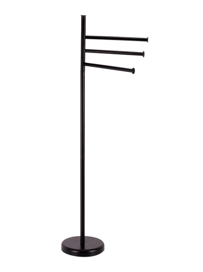 Стойка для полотенец напольная мегги металл черный