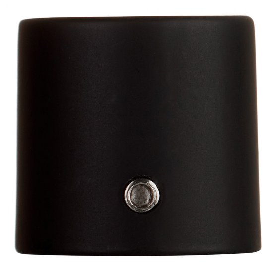 Наконечник Цилиндр d 20 мм черный 2 шт.