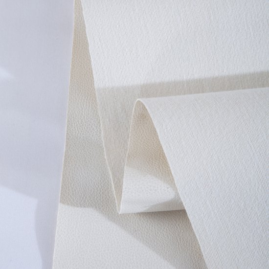 Ткань мебельная 1 п/м Искусственная кожа Boston 140 см цвет пломбир