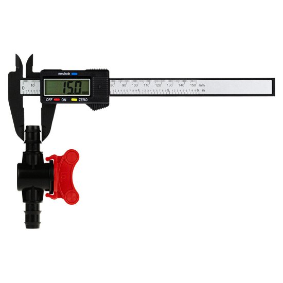 Кран проходной 5/8 для капельной трубки 16 мм MasterProf пластиковый (ДС.060100)