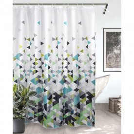 Штора Bath Plus 180x180 д/в triangular sublimation multi