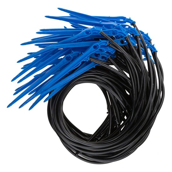 Капельница для полива нерегулируемая 0,5 м MasterProf пластиковая до 4 л/ч (4 шт.) (ДС.060102)