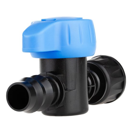 Кран переходной 1/2 для капельной трубки 16 мм MasterProf пластиковый (ДС.060098)