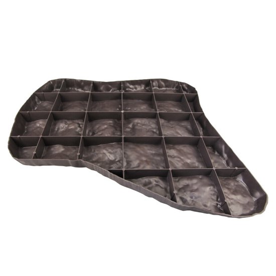 Плитка садовая Поиск 55х41,5 см коричневая