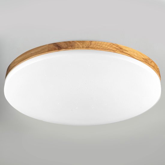 Светильник настенно-потолочный светодиодный Зора 90 Вт с пультом управления 34 м² регулируемый свет цвет белый