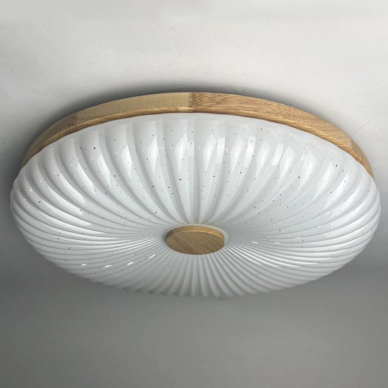 Светильник настенно-потолочный светодиодный Лила 90 Вт с пультом управления 34 м² регулируемый свет цвет белый